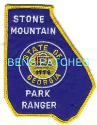 GEORGIA,STONE MOUNTAIN PARK RANGER 1 STATE SHAPED_wm